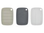 KINVARA Set de 3 planches à découper en plastique assorties de couleurs Gris + Vert