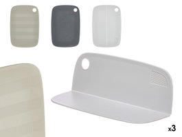 KINVARA Set de 3 planches à découper en plastique assorties de couleurs Gris + Vert