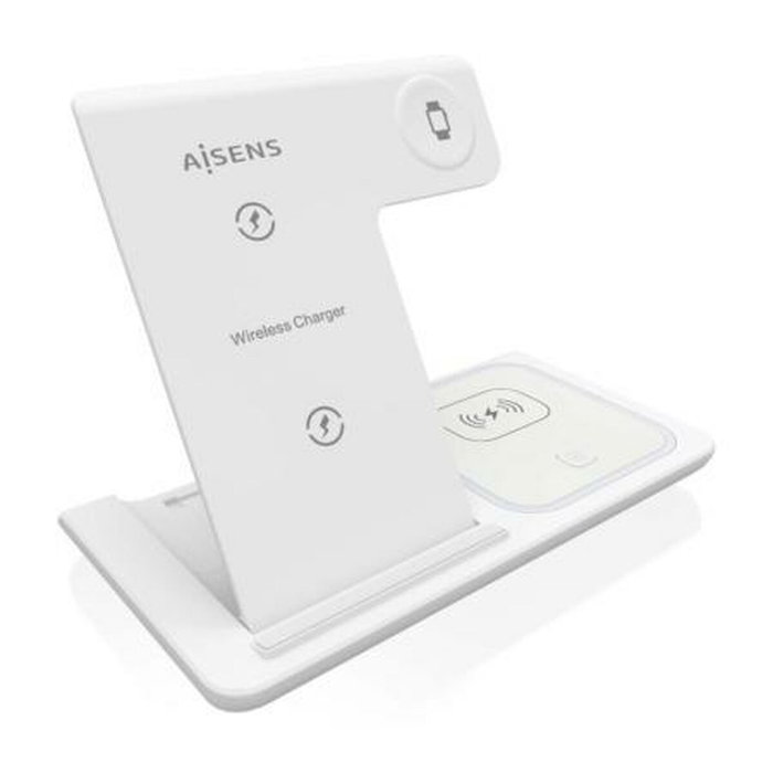 Chargeur sans fil Aisens ASCH-15W3WC044-W 3-en-1