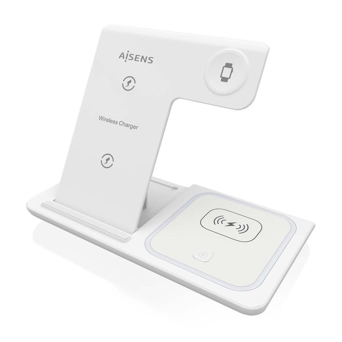Chargeur sans fil Aisens ASCH-15W3WC044-W 3-en-1
