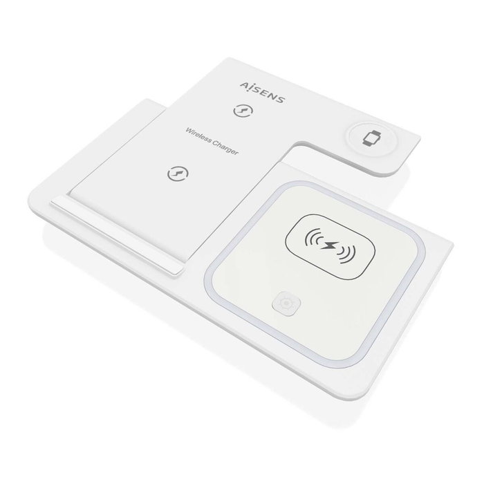 Chargeur sans fil Aisens ASCH-15W3WC044-W 3-en-1