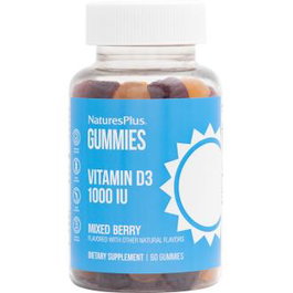 NATURES PLUS Gummies Vitamine D3, 60 gélatines