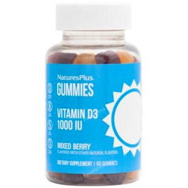 NATURES PLUS Gummies Vitamine D3, 60 gélatines