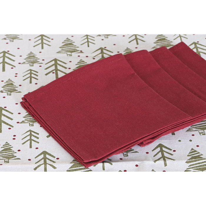 Nappe enduite antitache Home ESPRIT Blanc Vert Beige (5 Pièces)