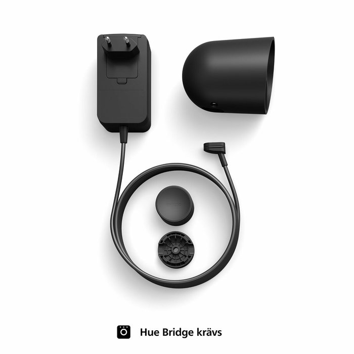 Philips Hue Secure Cam - Caméra de surveillance filaire HD 1080p - Noir