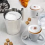 Bialetti Mousseur à lait électrique 330 ml Cappuccinatore en acier inoxydable pour café et cappuccino