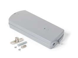 Emuca Mécanisme de porte Relevable Microwinch, 10kg, Acier et Plastique, Gris