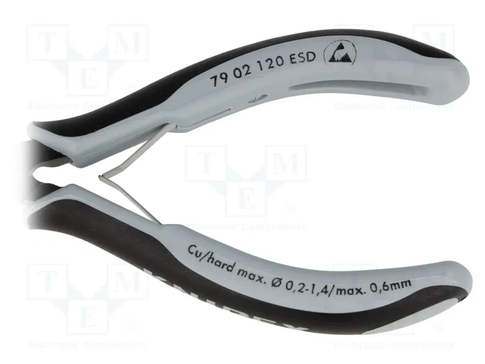 KNIPEX Pince coupante de précision latérale ESD 120 mm