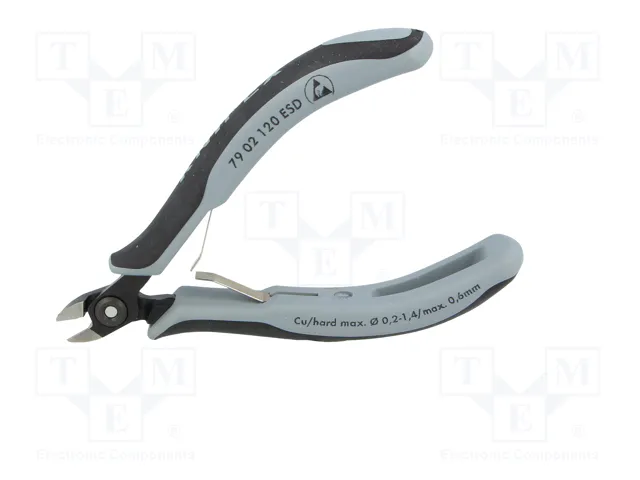 KNIPEX Pince coupante de précision latérale ESD 120 mm