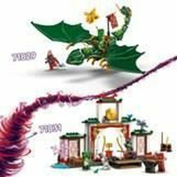 LEGO NINJAGO Temple de Spinjitzu avec dragon et 4 minifigurines LEGO NINJAGO Temple de Spinjitzu avec dragon et 4 minifigurines