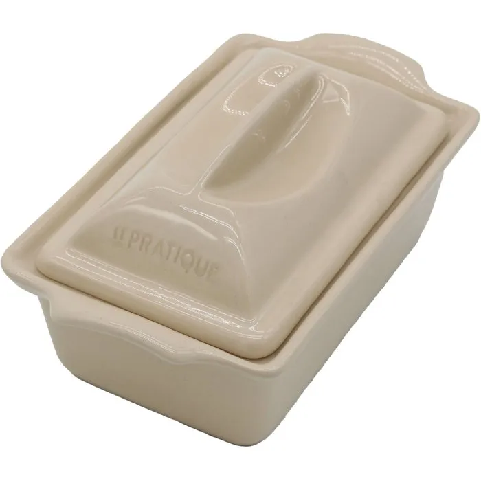 Le Pratique Terrine en Céramique avec Presse, 600 ml, 21 cm Le Pratique Terrine en Céramique avec Presse, 600 ml, 21 cm