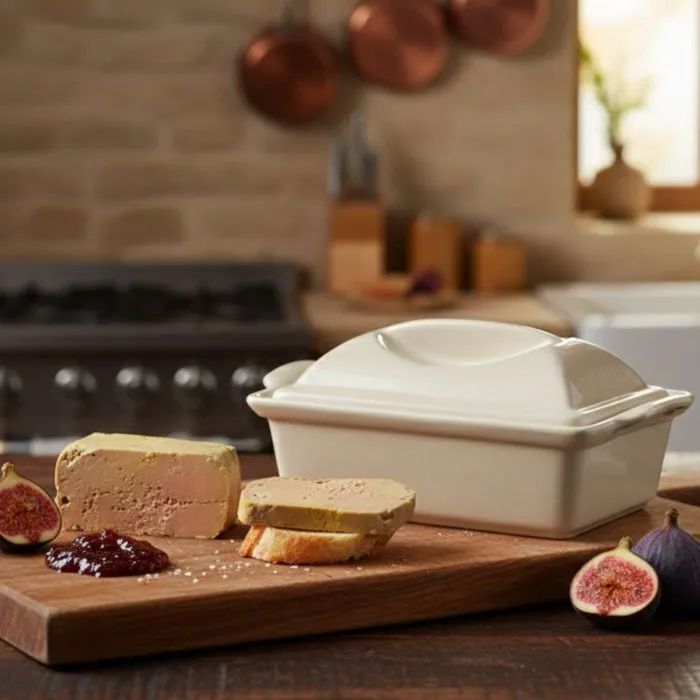 Le Pratique Terrine en Céramique avec Presse, 600 ml, 21 cm Le Pratique Terrine en Céramique avec Presse, 600 ml, 21 cm