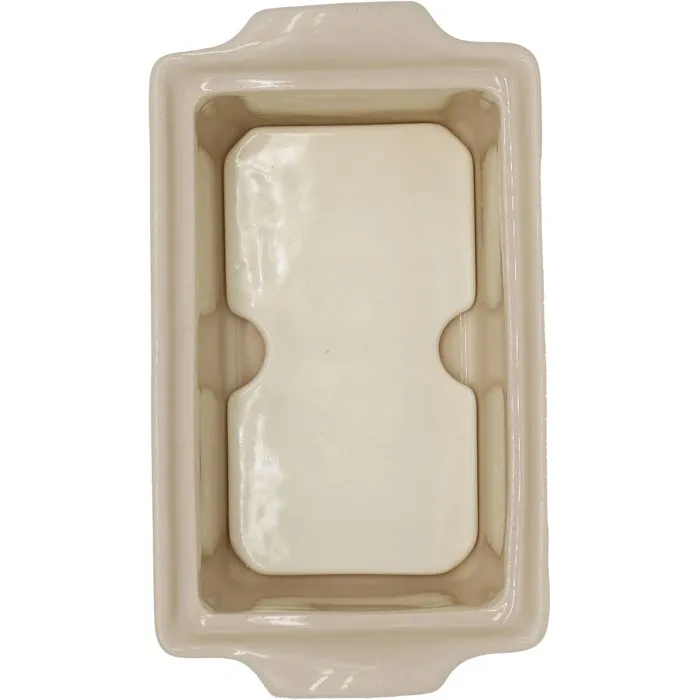 Le Pratique Terrine en Céramique avec Presse, 600 ml, 21 cm Le Pratique Terrine en Céramique avec Presse, 600 ml, 21 cm