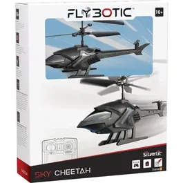 Flybotic FLYBOTIC - Sky Cheetah Hélicoptère Télécommandé 3 Canaux avec Gyroscope, 24 cm, Pour Enfants à Partir de 10 Ans