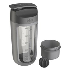 Berghoff Bouteille Mélangeuse avec Compartiment pour Poudres 0,55L Berghoff Bouteille Mélangeuse avec Compartiment pour Poudres 0,55L