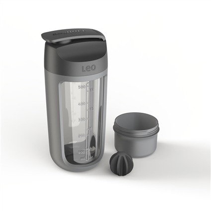 Berghoff Bouteille Mélangeuse avec Compartiment pour Poudres 0,55L Berghoff Bouteille Mélangeuse avec Compartiment pour Poudres 0,55L