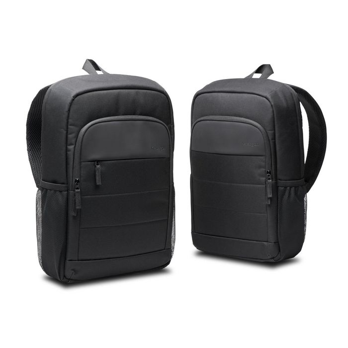 Kensington Sac à dos pour ordinateur portable 16" EQ en polyester recyclé, compartiment rembourré, poches latérales Kensington Sac à dos pour ordinateur portable 16" EQ en polyester recyclé, compartiment rembourré, poches latérales