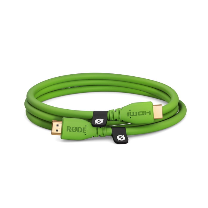 Rode Hdmi-1.5 Green Câble HDMI 1,5 m Haute Vitesse avec Ethernet 4K60 18 Gbps Vert Rode Hdmi-1.5 Green Câble HDMI 1,5 m Haute Vitesse avec Ethernet 4K60 18 Gbps Vert