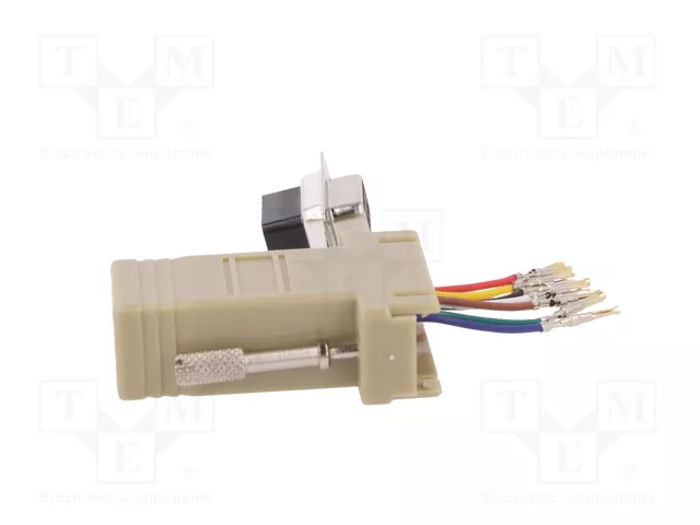 DIGITUS Adaptateur D-Sub 9pin socle vers RJ45 socle DIGITUS Adaptateur D-Sub 9pin socle vers RJ45 socle