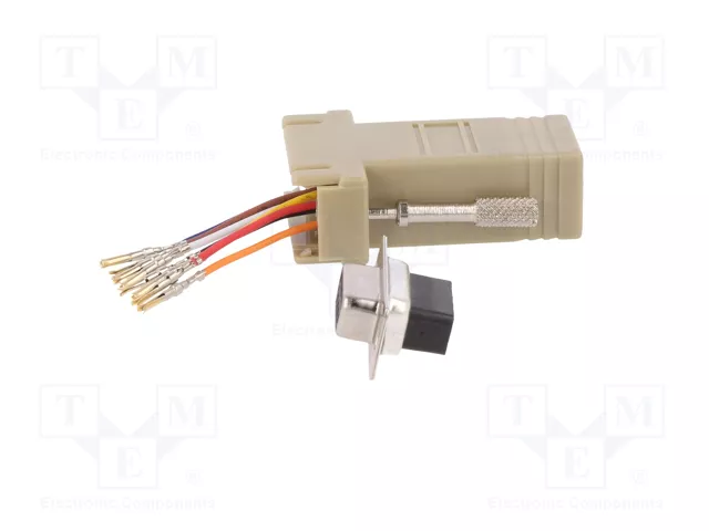 DIGITUS Adaptateur D-Sub 9pin socle vers RJ45 socle DIGITUS Adaptateur D-Sub 9pin socle vers RJ45 socle
