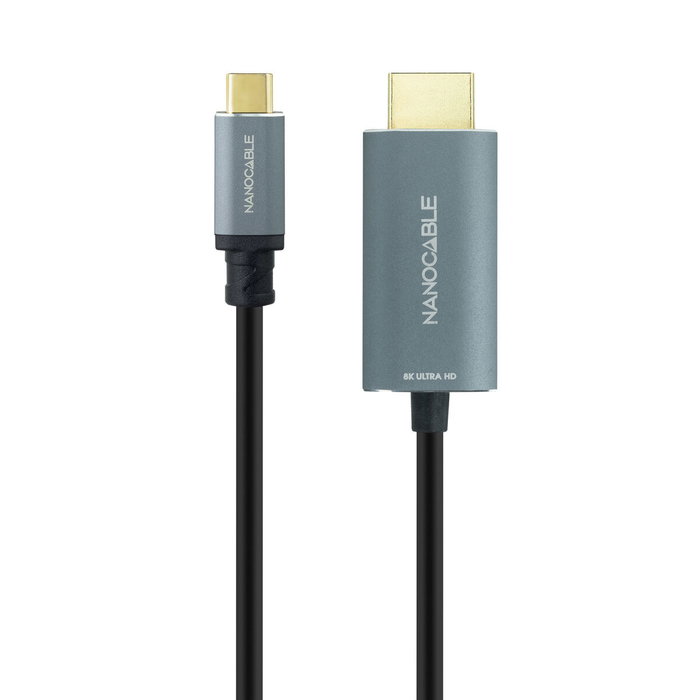Câble USB-C vers HDMI NANOCABLE 10.15.5162 1,8 m Noir 8K Ultra HD Câble USB-C vers HDMI NANOCABLE 10.15.5162 1,8 m Noir 8K Ultra HD