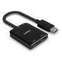 Lindy - Hub MST DisplayPort vers 2 Ports HDMI - Extendeur/duplicateur pour 2 Écrans jusqu'à 4K 30Hz - Compatible AMD Eyefinity/NVIDIA Surround