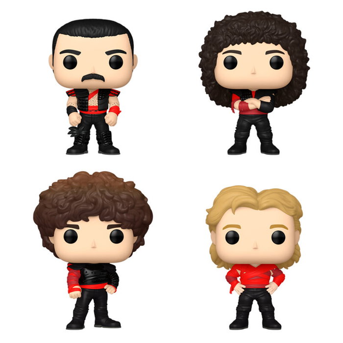 Funko POP - Blister de 4 Figurines Vinyle Queen - Figurines Collectibles de 9 cm avec Boîte Cadeau