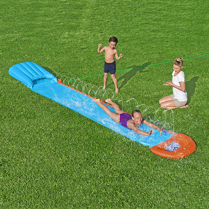 Bestway Piscine à glissade Tsunami 488x82 cm +3 ans - Modèle 52477