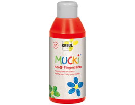 Kreul Peinture à doigts pour textile rouge 250ml