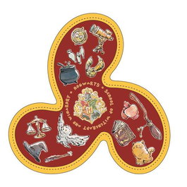 Cerdá Harry Potter Bâton Boomerang Jouet pour Chien en Plastique 23 cm x 23 cm x 3 cm - Rouge Foncé