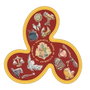 Cerdá Harry Potter Bâton Boomerang Jouet pour Chien en Plastique 23 cm x 23 cm x 3 cm - Rouge Foncé