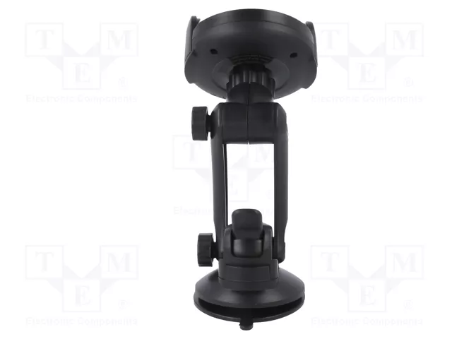 QOLTEC Chargeur sans fil pour voiture avec fixation sur vitre, 15W, Noir