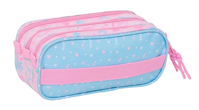 Safta Portatodo triple Big Blackfit8 "Smile" Organisateur portable 21.5x10x8 cm, âge minimum recommandé : 3 ans
