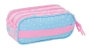 Safta Portatodo triple Big Blackfit8 "Smile" Organisateur portable 21.5x10x8 cm, âge minimum recommandé : 3 ans