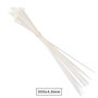 Hantums Sac de 25 colliers de serrage 300x4,8mm en nylon naturel