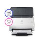 HP ScanJet Pro 3000 s4 - Scanner à alimentation automatique de documents (ADF 50 pages), recto verso, 40 ppm/80 ipm, jusqu'à 4000 pages/jour, USB
