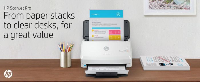 HP ScanJet Pro 3000 s4 - Scanner à alimentation automatique de documents (ADF 50 pages), recto verso, 40 ppm/80 ipm, jusqu'à 4000 pages/jour, USB HP ScanJet Pro 3000 s4 - Scanner à alimentation automatique de documents (ADF 50 pages), recto verso, 40 ppm/80 ipm, jusqu'à 4000 pages/jour, USB