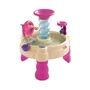 Little Tikes Table de Jeux d'Eau Tornades Folles - Table d'activités à eau rose pour enfants dès 2 ans - 73 x 73 x 77.5 cm