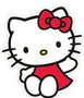 Sanrio oreiller Hello Kitty Red Dress 36 cm