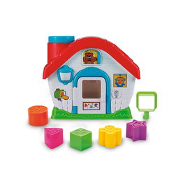 Tachan - Ma Première Petite Maison avec Serrure et Pièces à Encastrer, Jouet d'Éveil pour Développer la Motricité Fine, 12 Mois et Plus