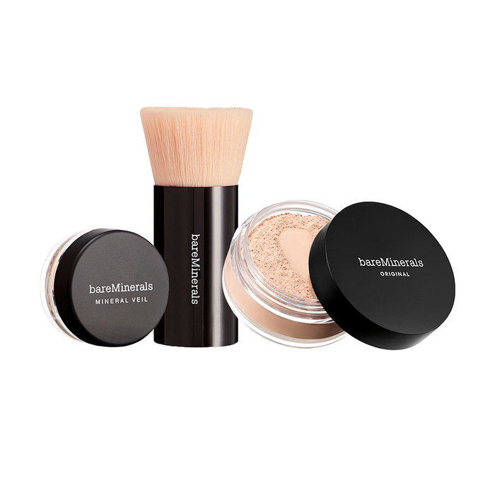 Bare Minerals Ensemble Fond de Teint Poudre Libre Original Teinte Moyenne SPF15 (3 unités)
