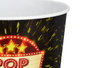 Leknes Cubo à Popcorn Hollywood 5 L 21,5x21,5x20 cm Noir Rouge Blanc Plastique (Set de 24)