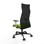 Piqueras y Crespo Chaise de Bureau Albacete Pistache et Noir