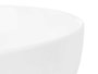 Vessia Saladier rond en porcelaine blanc 25 cm, capacité 2.5 L, compatible lave-vaisselle et micro-ondes (Set de 6)