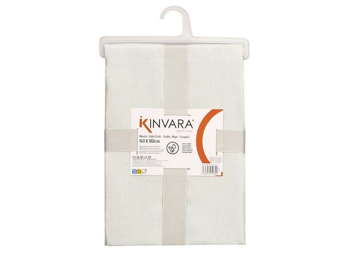 Kinvara Nappe en polyester 140x240 cm Vert Palo (Set de 12)