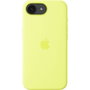 Apple iPhone 16e - Coque en silicone - Jaune Néon