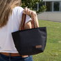 Quid Sac repas Dynamic 21x12x22 cm noir textile isolant fermeture zip bandoulière amovible
