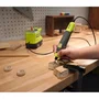 Ryobi Mini-outil multifonction 18V ONE+ RRT18-0 - 15 accessoires, 4400-23000 tr/min, mandrin 3.2 mm, changement sans outil, pour gravure, ponçage, bois, métal