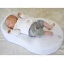 Red Castle Cocoonababy - Cocon ergonomique pour nouveau-nés, position semi-foetale, favorise le sommeil, lavable machine, de la naissance à 3 mois, couleur Blanc