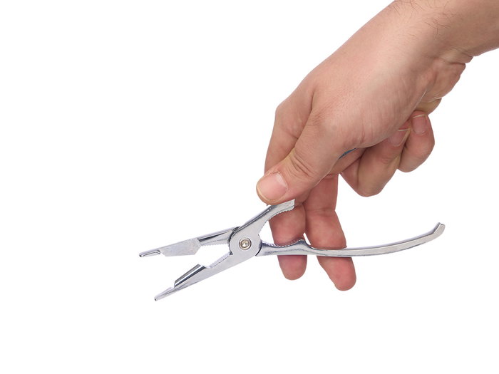 Kinvara Tenaille à crustacés métal zinc 18x4.5 cm compatible lave-vaisselle (Set de 12)